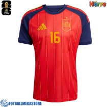 Fotballdrakt Herre Spania Rodri Hernandez #16 Hjemmedrakt VM 2026 Kortermet